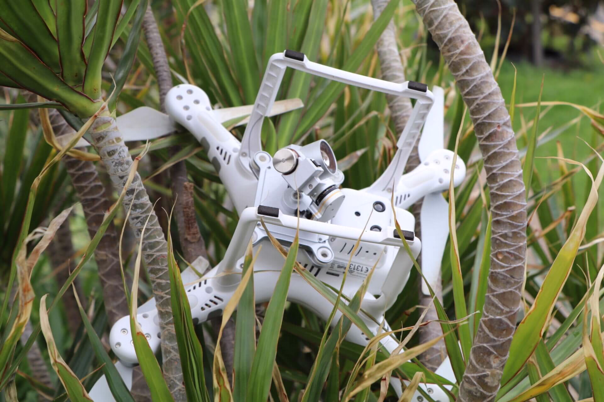 Drone crash