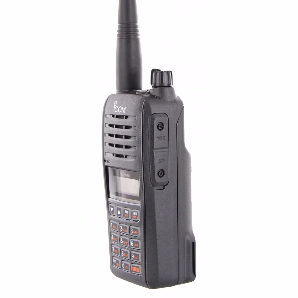ICOM A16E Handheld Aviation Radio (Non-Bluetooth) - Image 2